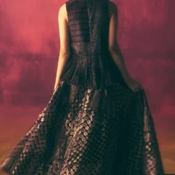 Urvashi Kaur Wine Micro Pleated Peplum Top 9 Urvashi Kaur Wine Micro Pleated Peplum Top -Cheap Drapvera Store 8823uk4 5