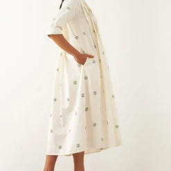 SNOB Off White Box Pleated Dress -Cheap Drapvera Store 91sn26 3