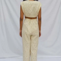 Ahmev Overlap Pleated Pants -Cheap Drapvera Store ahm alm 006 4