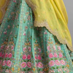 Anushree Reddy Sea Green Embellished Lehenga Set -Cheap Drapvera Store ar020 4