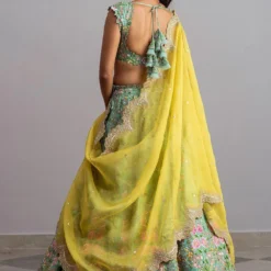 Anushree Reddy Sea Green Embellished Lehenga Set -Cheap Drapvera Store ar020 6