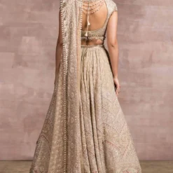 Tarun Tahiliani Beige Chikankari Lehenga Set -Cheap Drapvera Store br awu ckn kl 1 cw 50 4