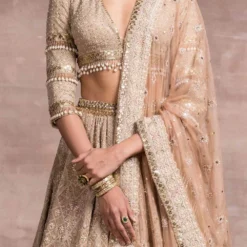 Tarun Tahiliani Dull Ivory Chikankari Lehenga Set 6 Tarun Tahiliani Dull Ivory Chikankari Lehenga Set -Cheap Drapvera Store br awu ckn kl 2 cw 50 3