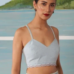 Ikai Strappy Denim Bralette