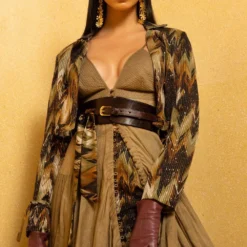 Nikita Mhaisalkar Sundown Coffee Sheeted Pants -Cheap Drapvera Store ca trs22 009 3