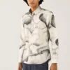 Countrymade Ivory Smoke Screen Print Shirt