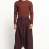 Divyam Mehta Men Dhoti Cut Matka Silk Trousers