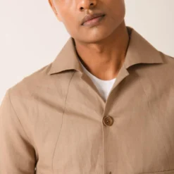Dhruv Vaish Beige Bomber Shirt -Cheap Drapvera Store d06c0091 3