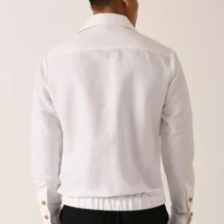 Dhruv Vaish White Bomber Shirt -Cheap Drapvera Store d06c0091c 4