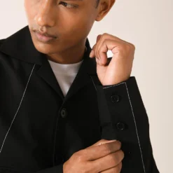 Dhruv Vaish Black Flap Pocket Shirt 8 Dhruv Vaish Black Flap Pocket Shirt -Cheap Drapvera Store d06c0141 4