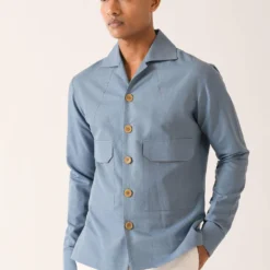 Dhruv Vaish Capri Flap Pocket Shirt
