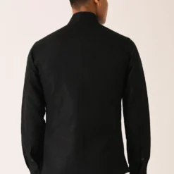 Dhruv Vaish Black Shirt With Side Zipper & Snap Buttons -Cheap Drapvera Store das17hc2421a 5