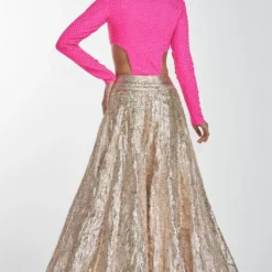 Itrh Pink & Gold Lehenga Set -Cheap Drapvera Store dc22w061 4