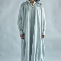 SWGT Handwoven Button Down Kaftan Dress