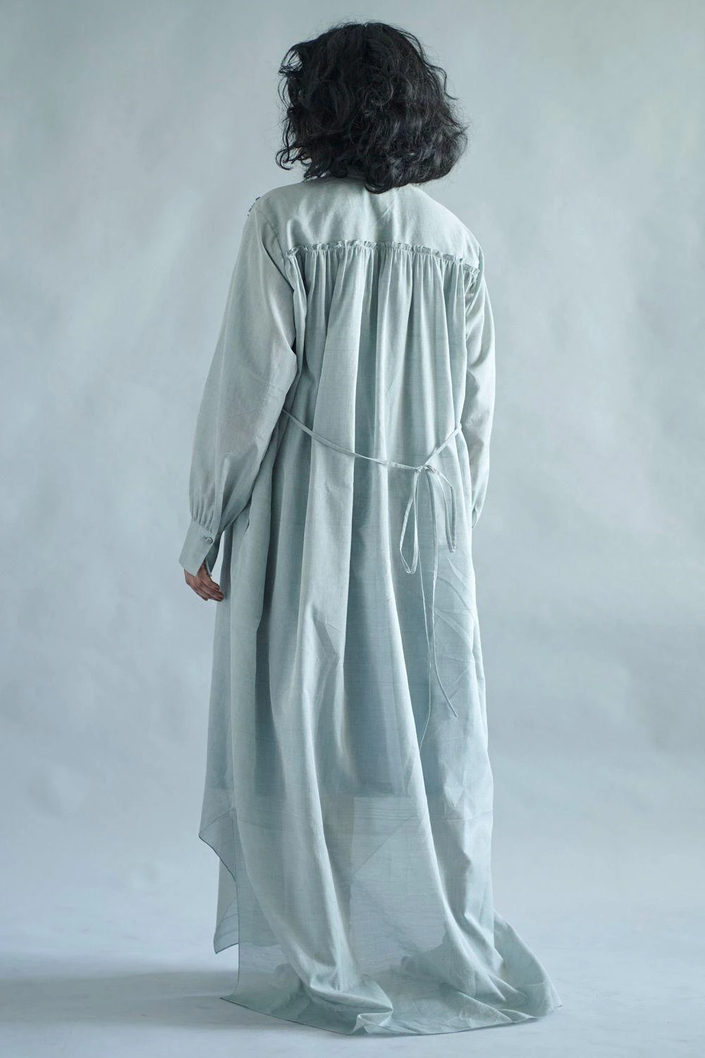 SWGT Handwoven Button Down Kaftan Dress 2 SWGT Handwoven Button Down Kaftan Dress - Image 2