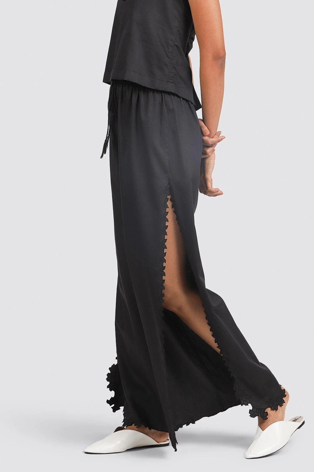 Ikai High Slit Drawstring Pants 2 Ikai High Slit Drawstring Pants - Image 2