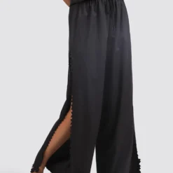 Ikai High Slit Drawstring Pants 6 Ikai High Slit Drawstring Pants -Cheap Drapvera Store dsp723 7