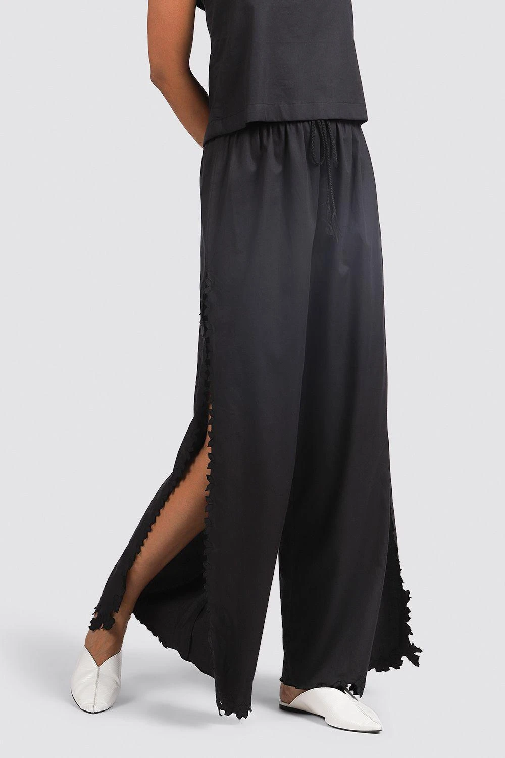 Ikai High Slit Drawstring Pants 3 Ikai High Slit Drawstring Pants - Image 3