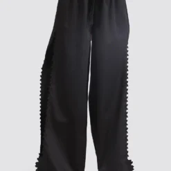 Ikai High Slit Drawstring Pants 7 Ikai High Slit Drawstring Pants -Cheap Drapvera Store dsp723 8