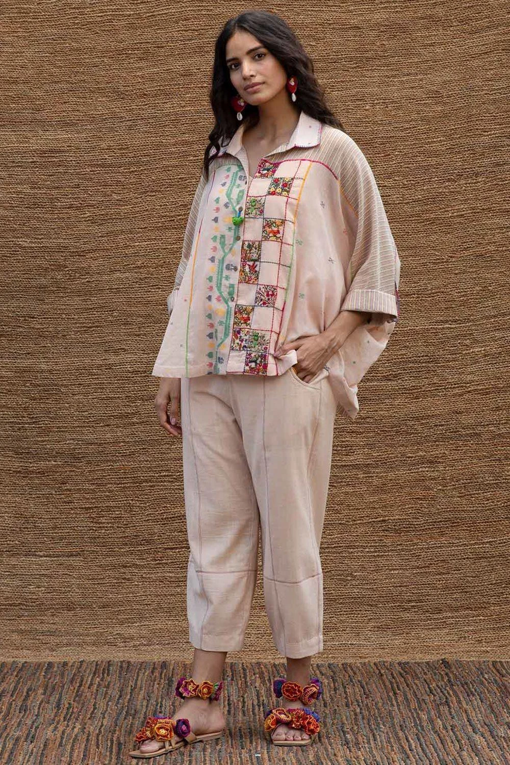 Sunira Designs Pink Boho Pants 2 Sunira Designs Pink Boho Pants - Image 2