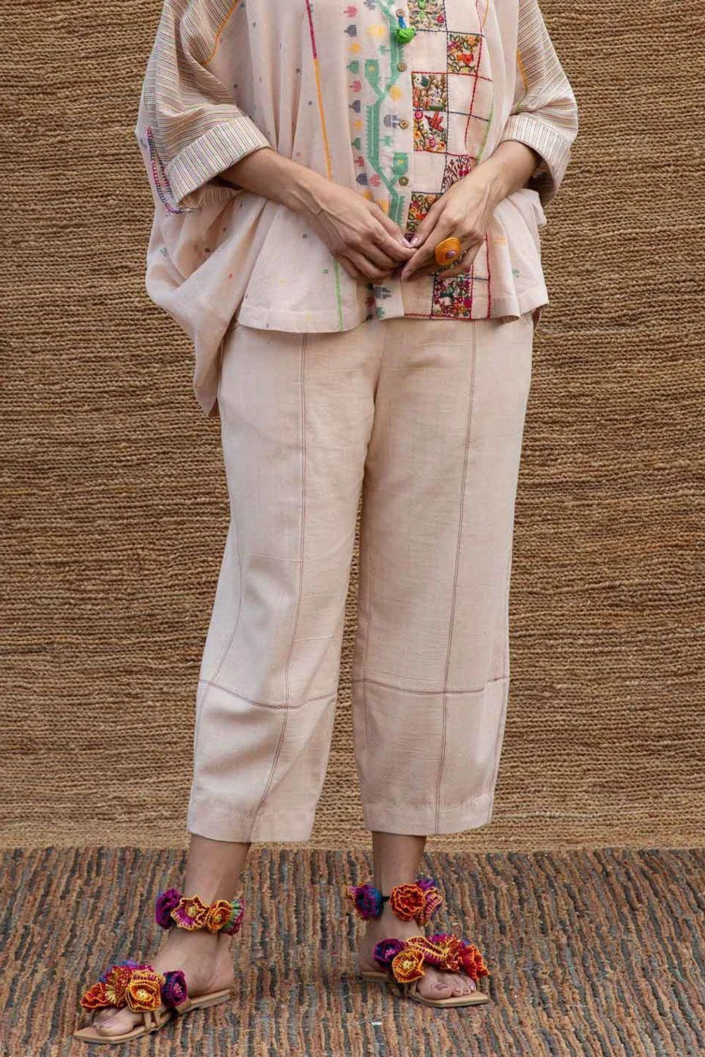 Sunira Designs Pink Boho Pants 4 Sunira Designs Pink Boho Pants - Image 4