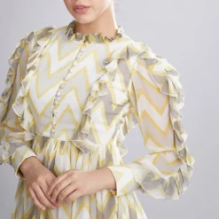 KoAi Printed Georgette Dress -Cheap Drapvera Store kofw20103 4