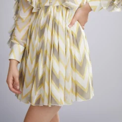 KoAi Printed Georgette Dress -Cheap Drapvera Store kofw20103 5