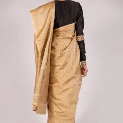 Mimamsaa Silk Chanderi Black Blouse -Cheap Drapvera Store mim01225 4