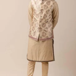 Tarun Tahiliani Men Printed Bundi Jacket