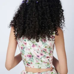 Nadiya Paar Floral Blouse With Bead Detailing -Cheap Drapvera Store napa19 3