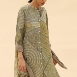 Abhishek Sharma Tie & Dye Shirt Dress 9 Abhishek Sharma Tie & Dye Shirt Dress -Cheap Drapvera Store psh04dune 4