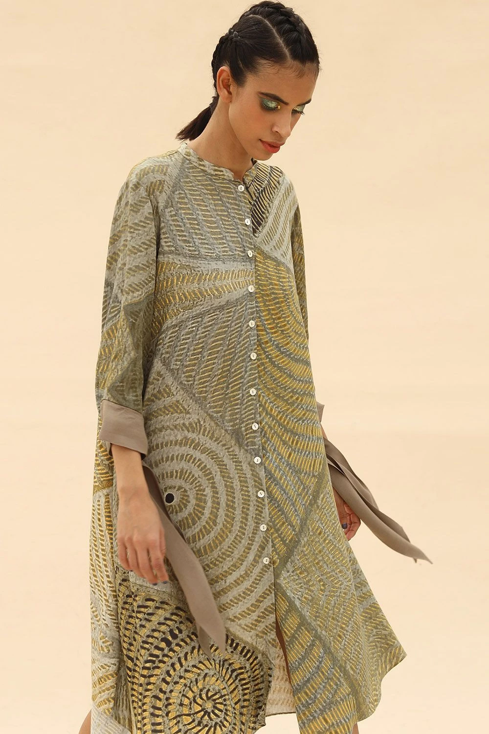 Abhishek Sharma Tie & Dye Shirt Dress 4 Abhishek Sharma Tie & Dye Shirt Dress - Image 4