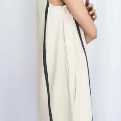 Rias Jaipur Ecru Cotton Denim Dress 8 Rias Jaipur Ecru Cotton Denim Dress -Cheap Drapvera Store rias mix 05 3