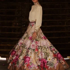 Rajdeep Ranawat High Neck Satin Top -Cheap Drapvera Store rr19635 3