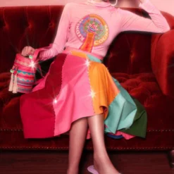 Siddhartha Bansal Multicoloured Panel Midi Skirt -Cheap Drapvera Store sb odsy 059 3