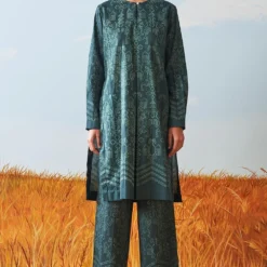 Ikai Teal Shibori Drawstring Pants