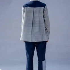 SWGT Slate Grey Shirt With Pintuck Details -Cheap Drapvera Store sh2 b1 5