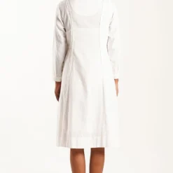 Ivory Hand Embroidered Dress -Cheap Drapvera Store sks2009 4