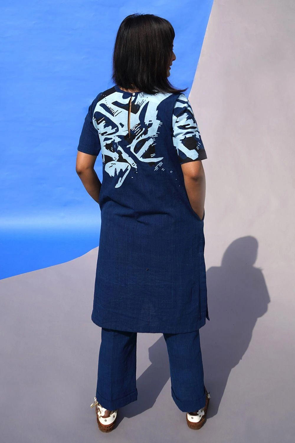 Indigo Bell Shaped Pants 3 Indigo Bell Shaped Pants - Image 3