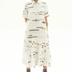 Corpora Studio Pleated Shirt Dress