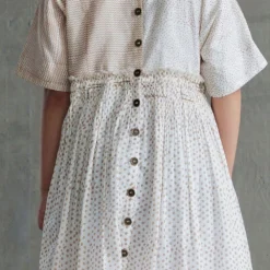 Sunira Designs Tan Brown Hand Spun Chanderi Dress 11 Sunira Designs Tan Brown Hand Spun Chanderi Dress -Cheap Drapvera Store sun0627 6