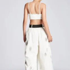 Chola Hand Painted Wide Leg Trousers -Cheap Drapvera Store tr0030cp 3