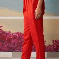 Ikai Red Tapered Pants