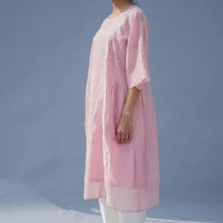 SWGT Pink Drop Sleeve Dress 6 SWGT Pink Drop Sleeve Dress -Cheap Drapvera Store tu1 lg 3