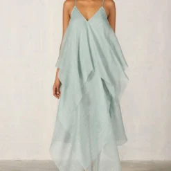 Urvashi Kaur Ciel Blue Hydra Dress