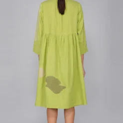YAVI Lime Button Down Shirt Dress -Cheap Drapvera Store yc10d 73 4 1